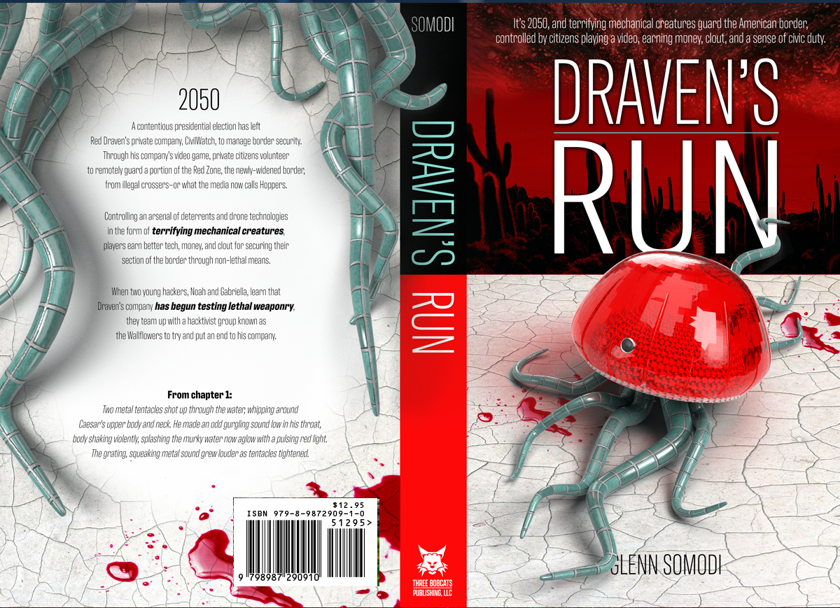 Cover design for Draven's Run Sci-fi Novel by Glenn Somodi Draven's Run Sci-fi Novel by Glenn Somodi